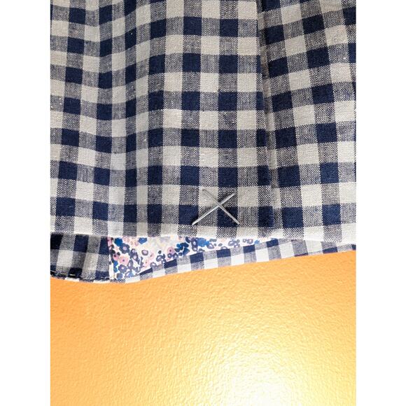 NEW Taylorbyrd 44R Men's Linen / Cotton Yale Blue Checkered Blazer - Picture 10 of 11